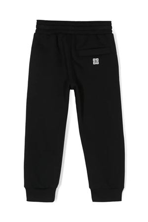 pantalone in cotone nero GIVENCHY KIDS | H3029909B